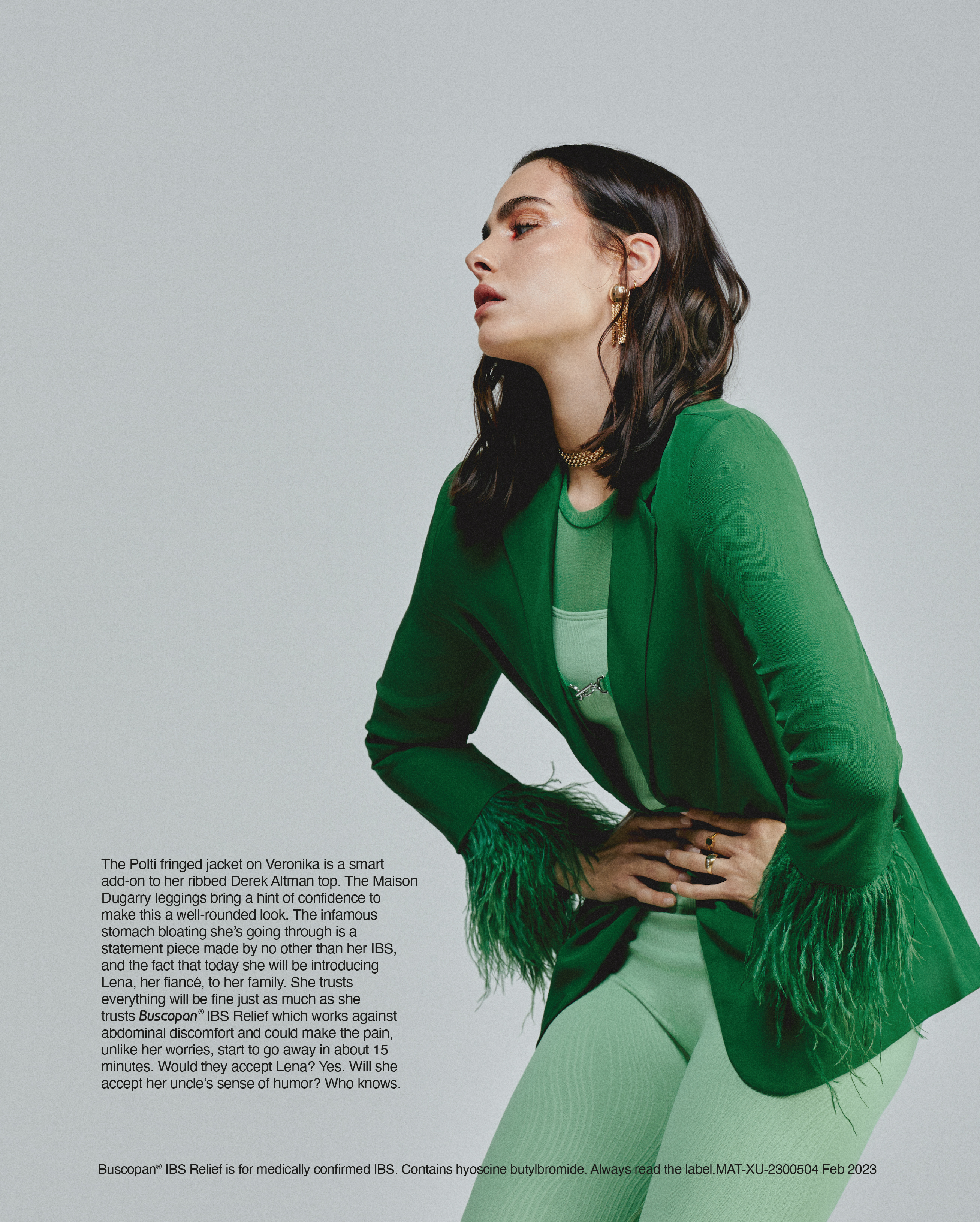 Buscopan's London Fashion Week ads show IBS pain Ad Age